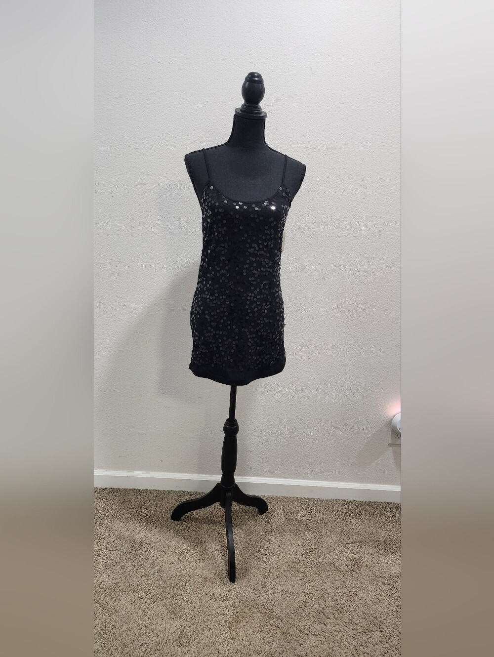 Old Navy Black Sequin Sweater Top